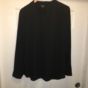 Women’s black dress shirt